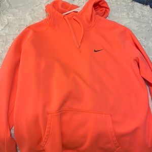 Nike sweatshirt neon orange